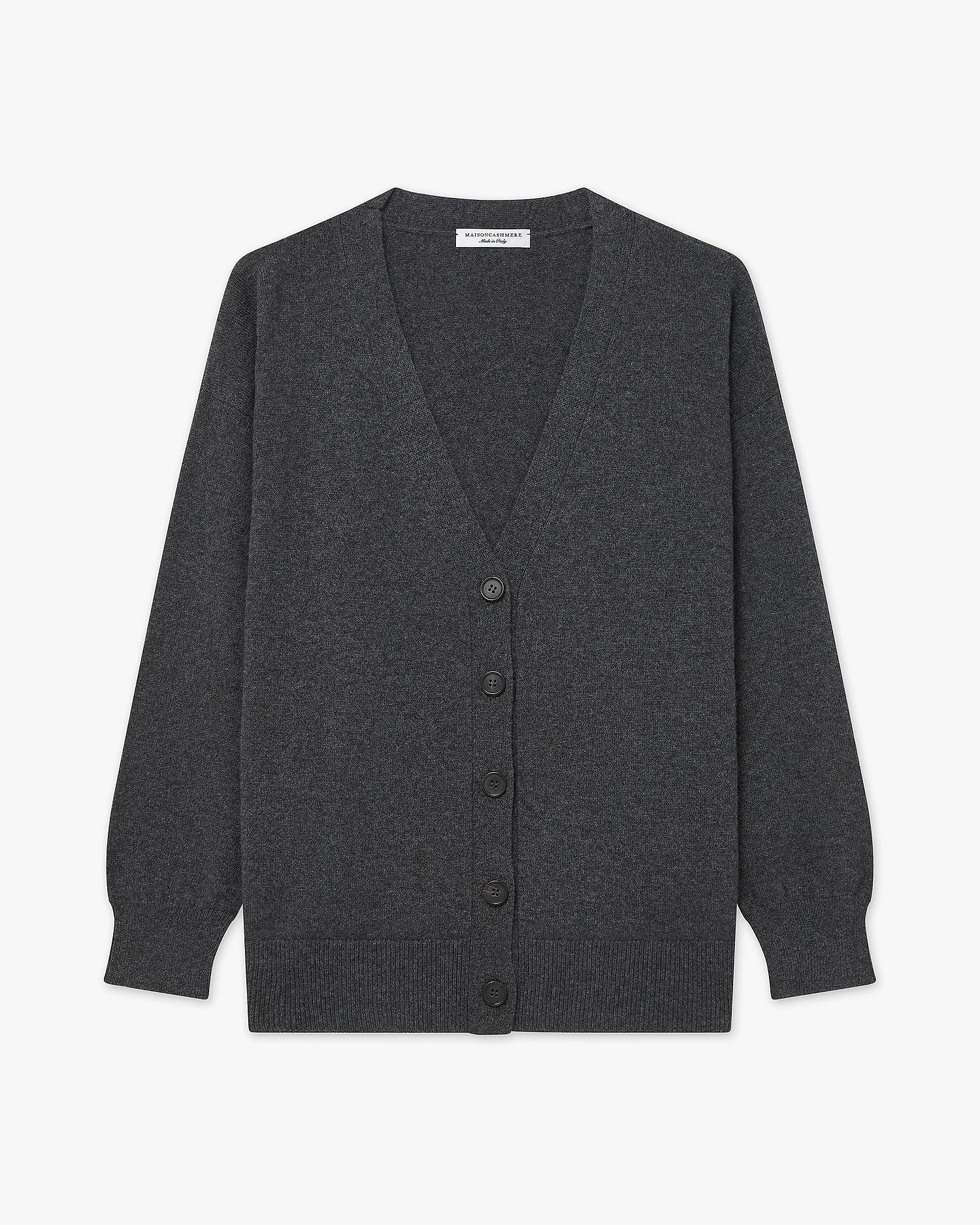 Velia Maxi Cardigan - Charcoal Cashmere