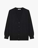 Velia Maxi Cardigan - Black