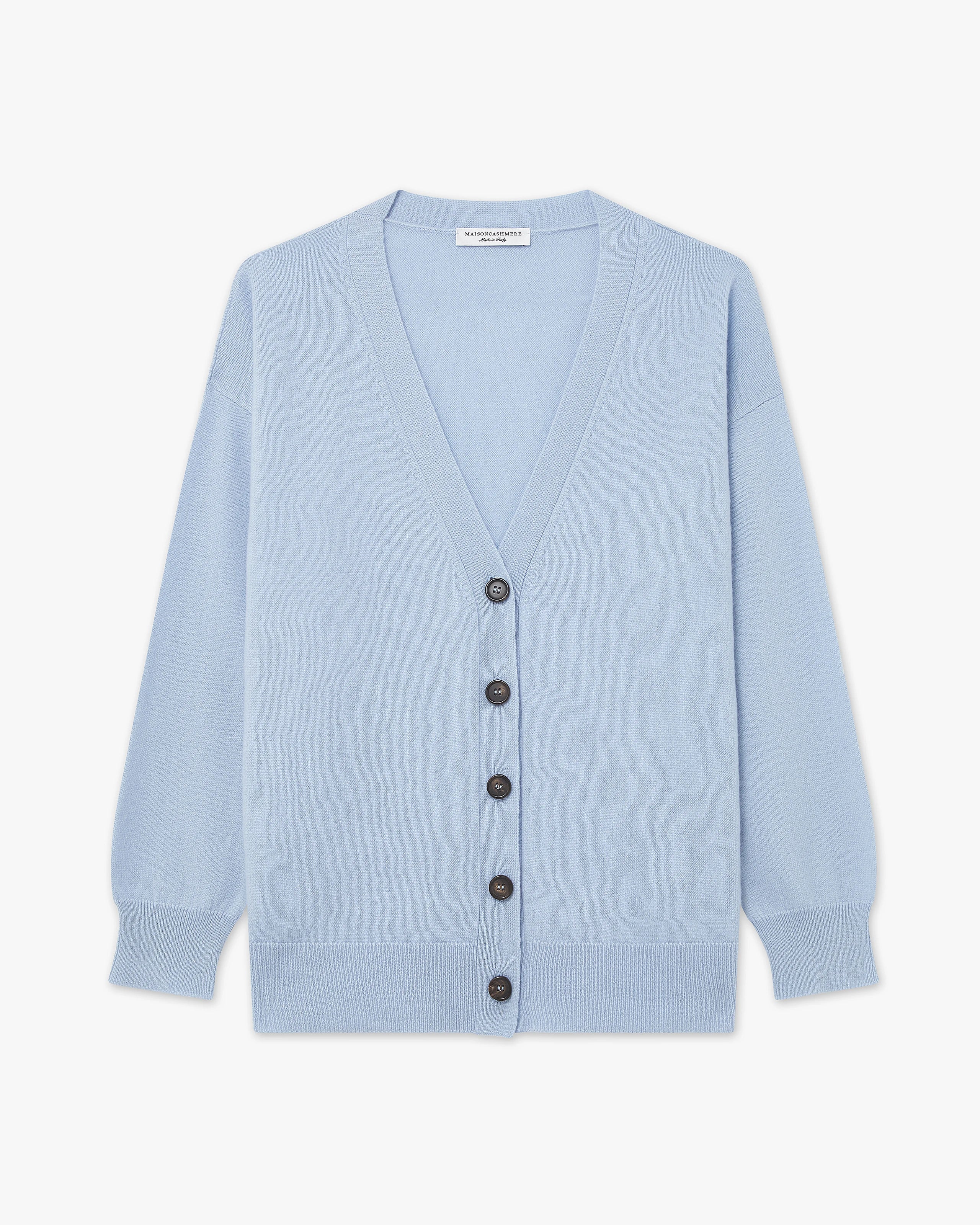 Velia Maxi Cardigan - Light Blue Cashmere