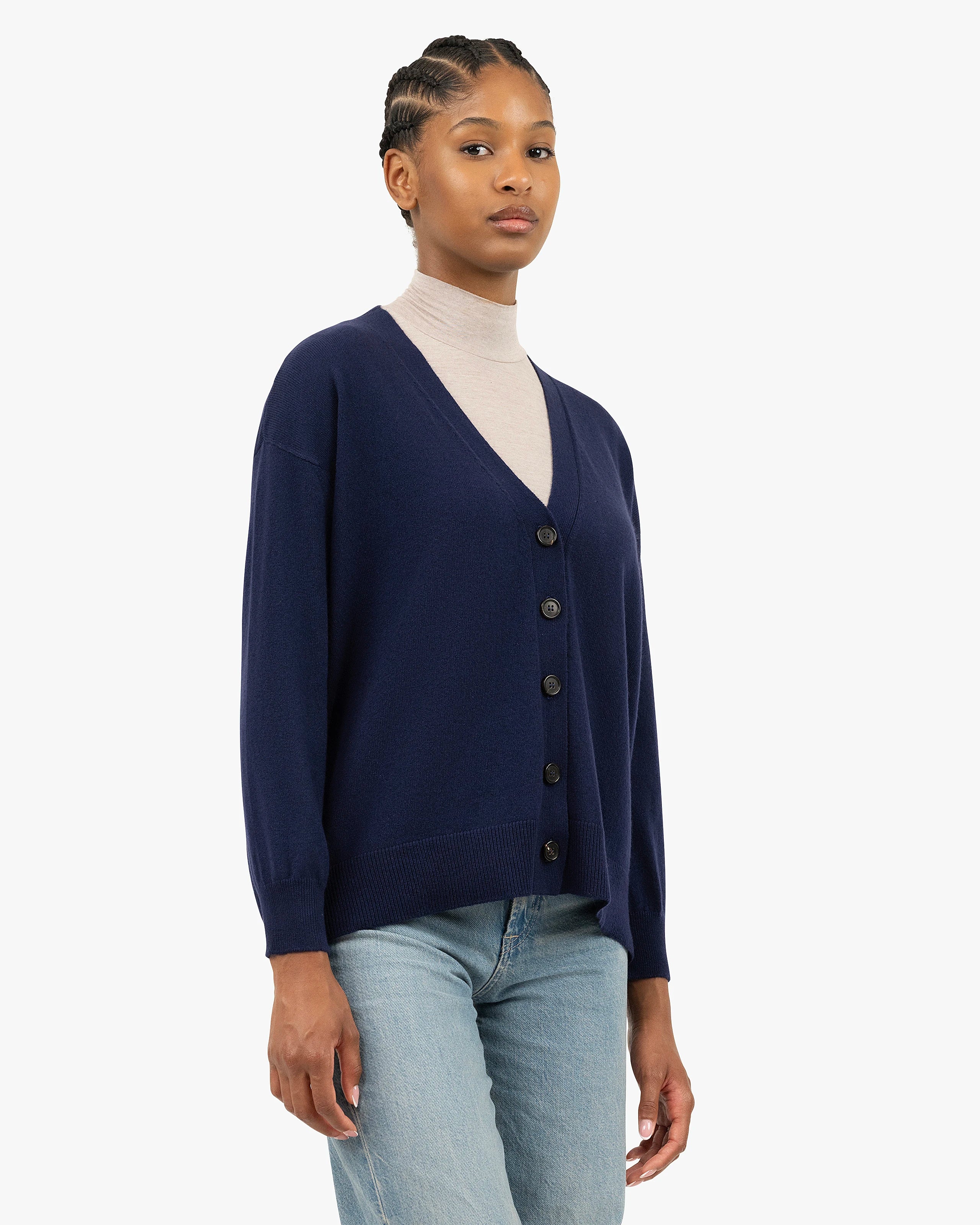 Velia Maxi Cardigan - Blue Cashmere