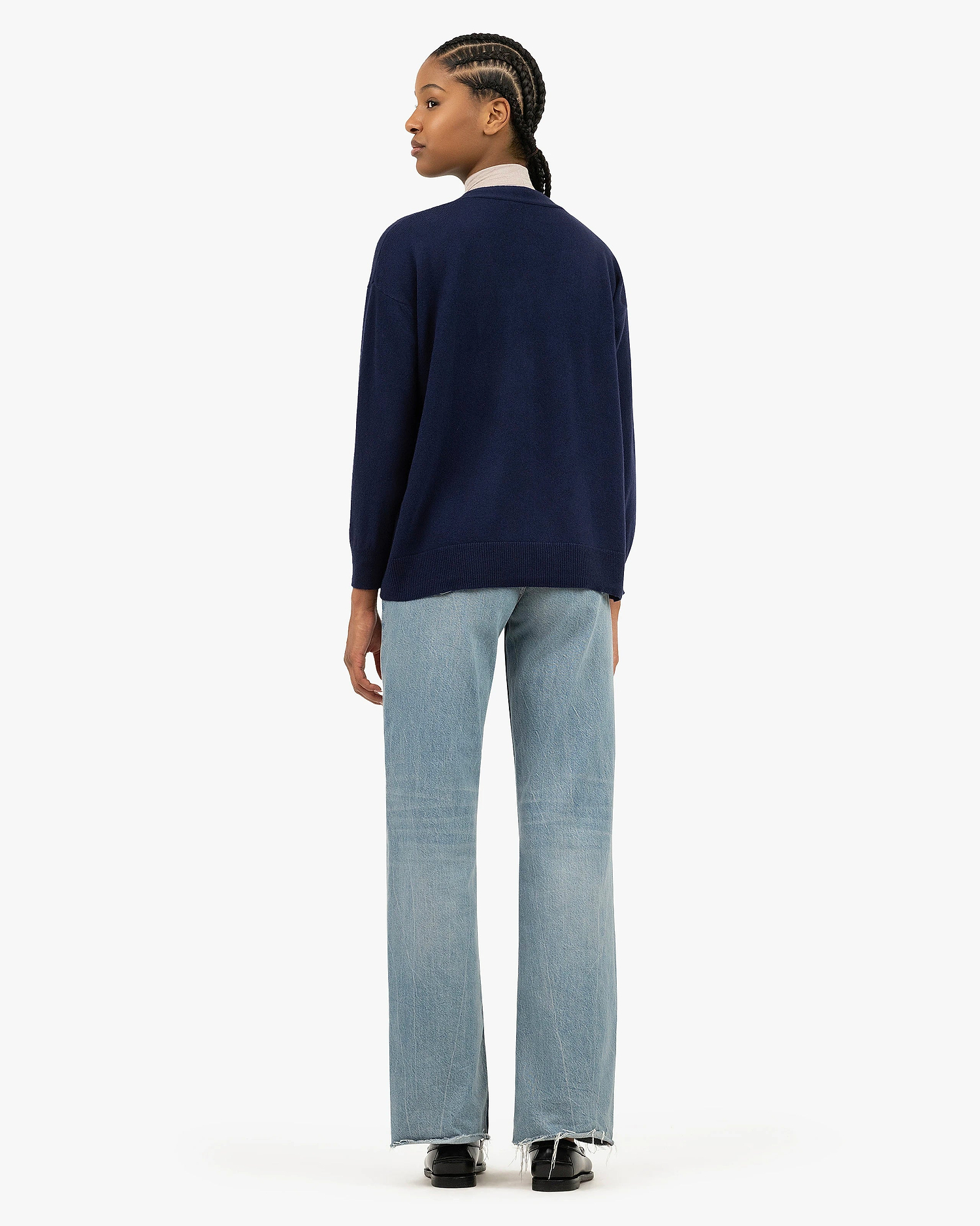 Velia Maxi Cardigan - Blue Cashmere