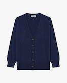 Velia Maxi Cardigan - Blue