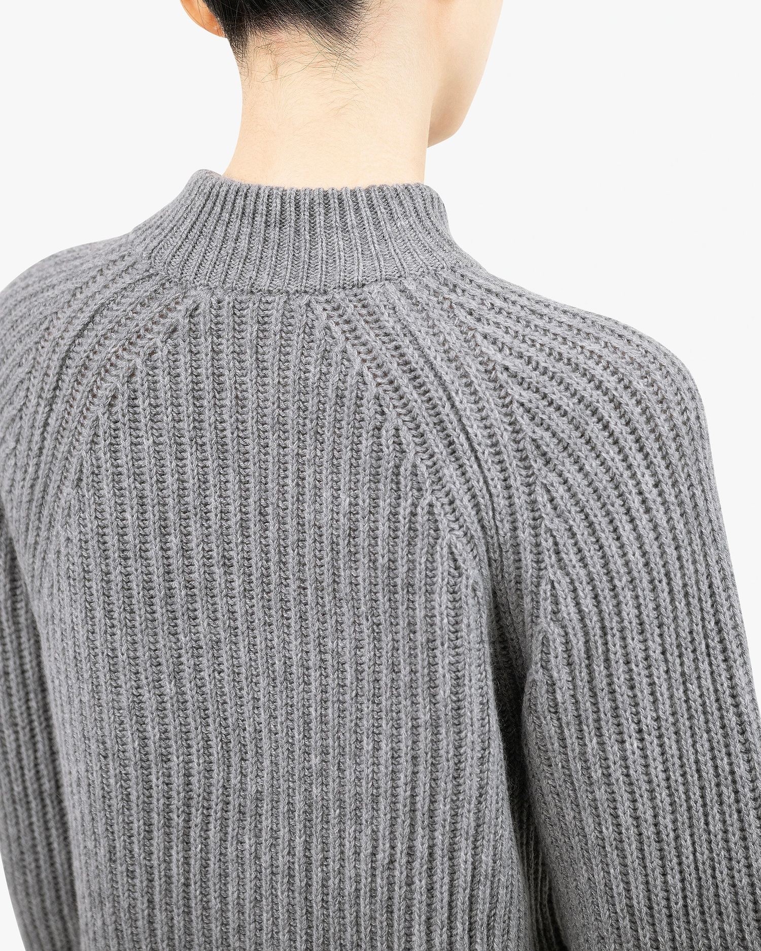 Women's Celerina Crew Neck Sweater - Medium Grey Cashmere