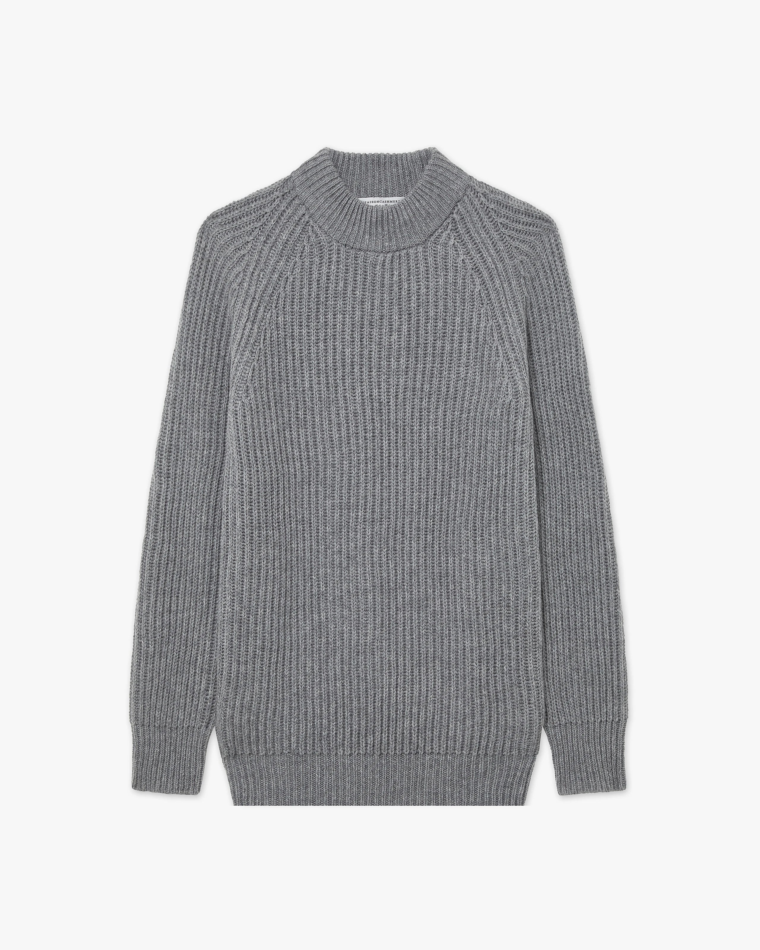 Women's Celerina Crew Neck Sweater - Medium Grey Cashmere