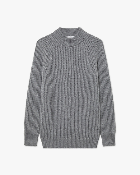 Women's Celerina Crew Neck Sweater - Medium Grey Cashmere