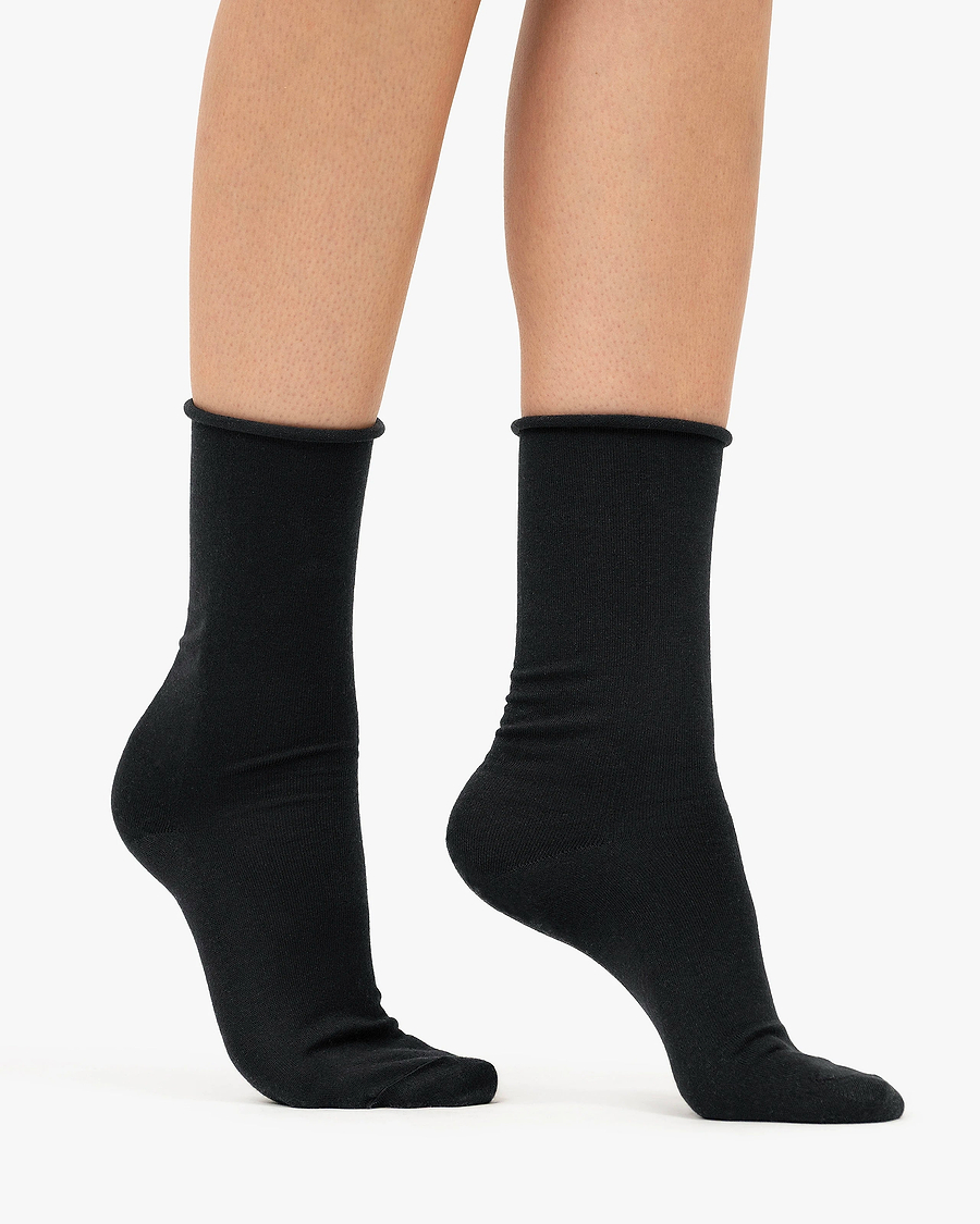 Desire Socks - Black Cashmere / Seta