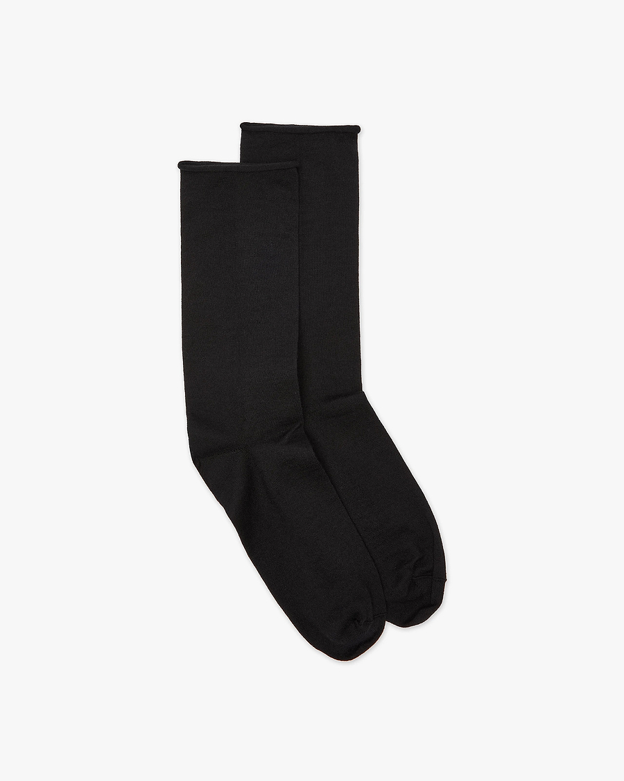 Desire Socks - Black Cashmere / Seta