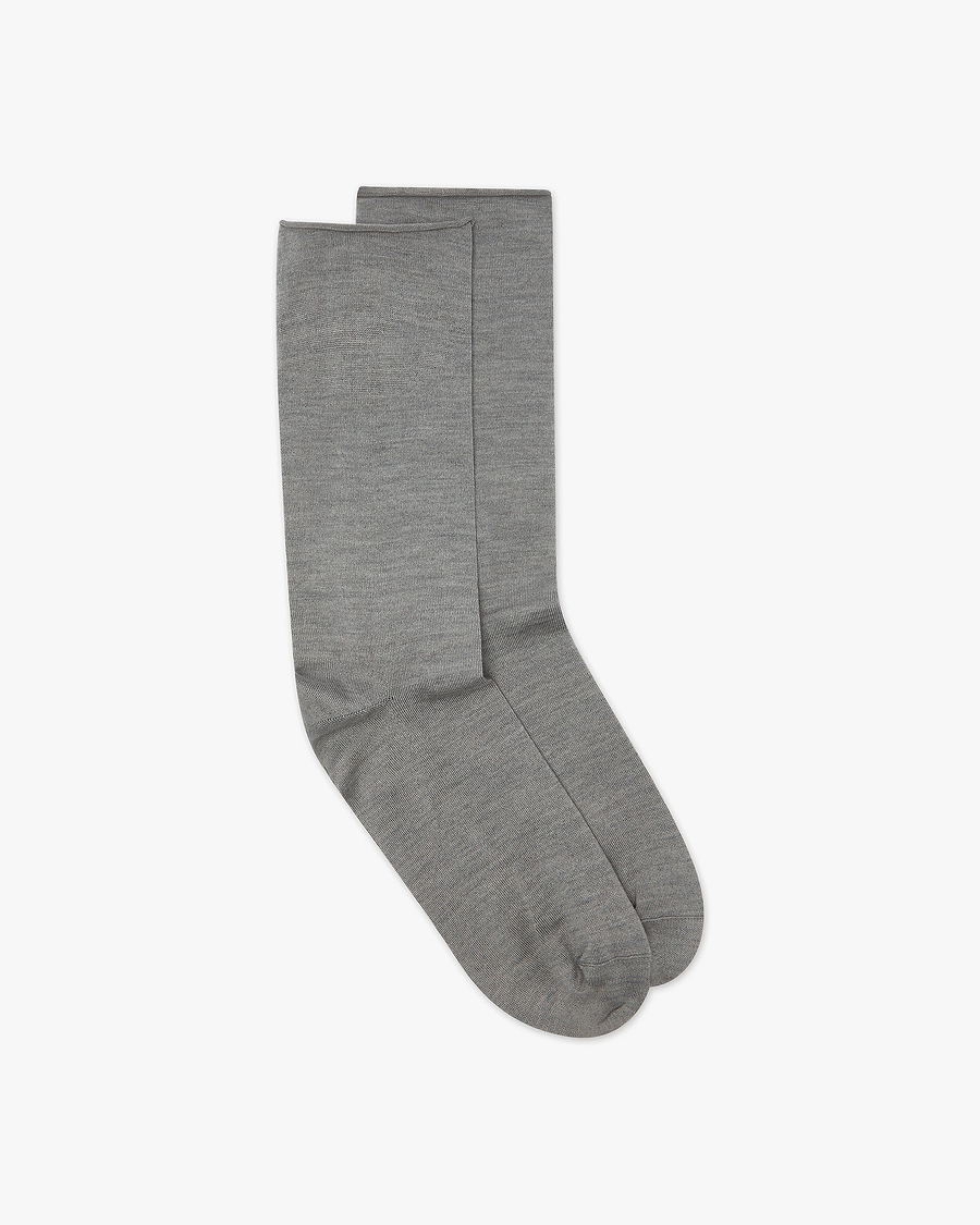 Desire Socks - Grey Cashmere / Seta