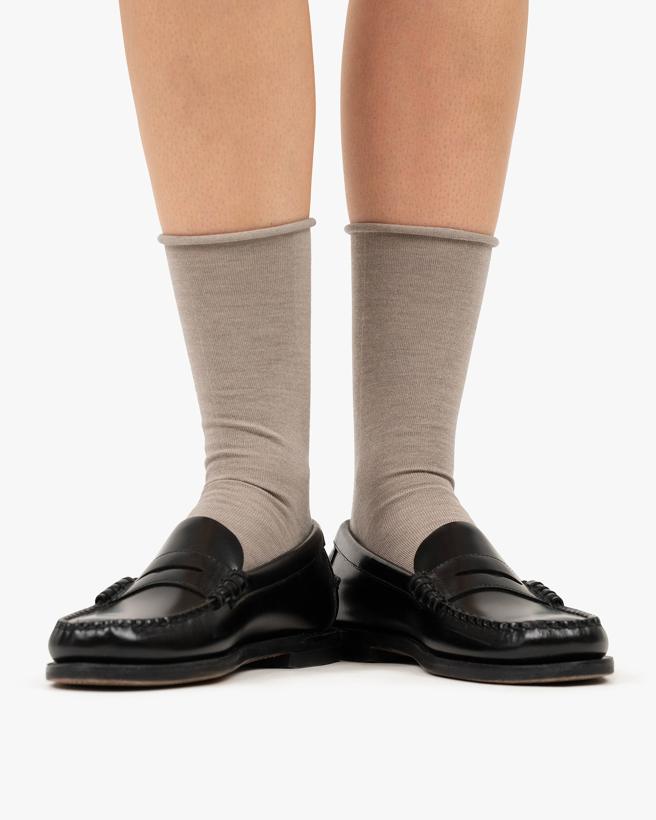 Desire Socks - Beige Cashmere / Seta