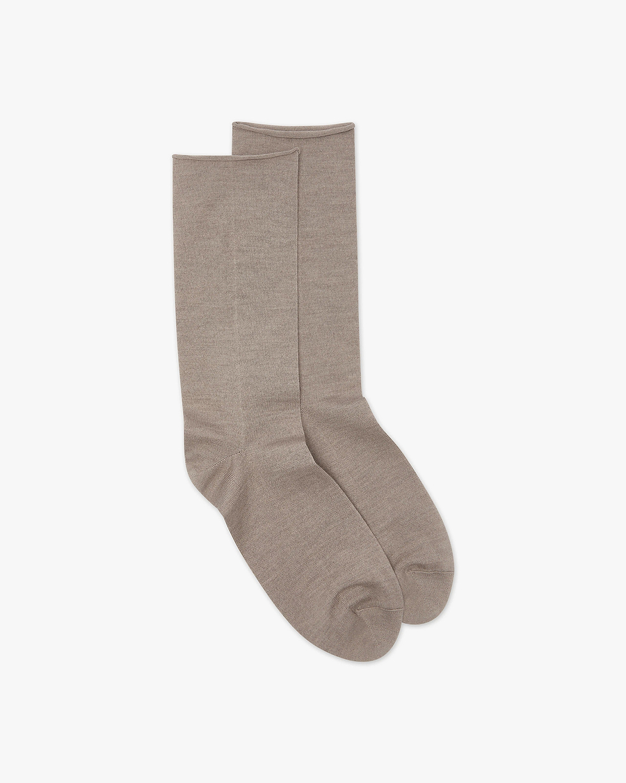 Desire Socks - Beige Cashmere / Seta