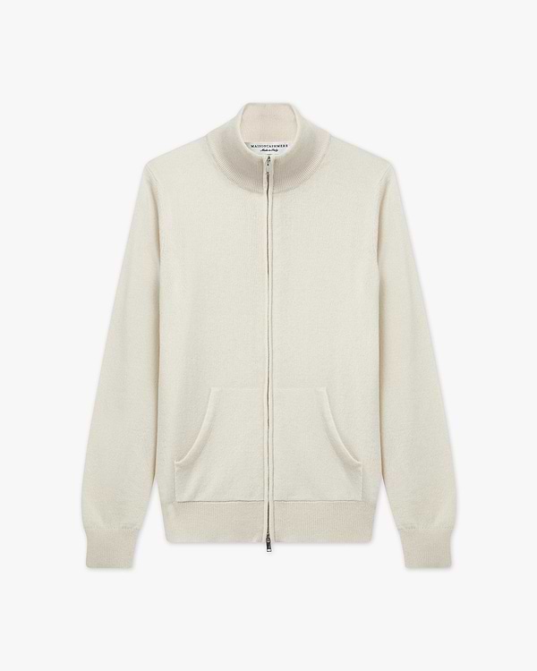 Cardigan Zip Salò Donna - Bianco