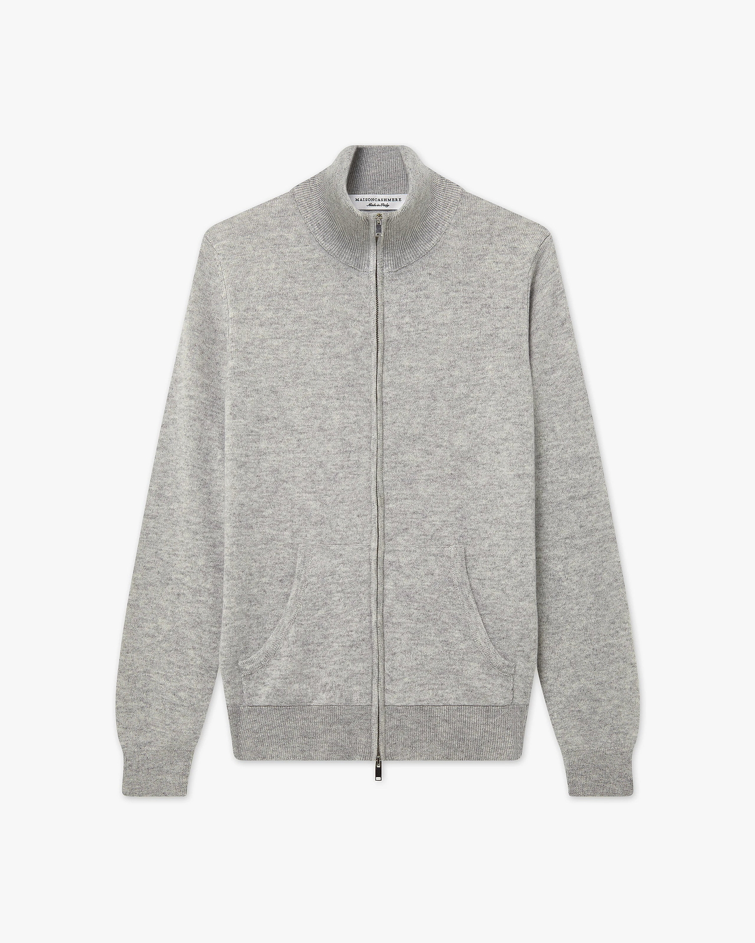 Women's Salò Zip Cardigan - Light Grey Cashmere