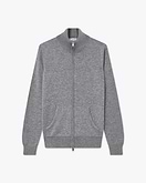 Cardigan Zip Salò Donna - Grigio Medio