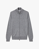 Cardigan Zip Salò Donna - Grigio Medio
