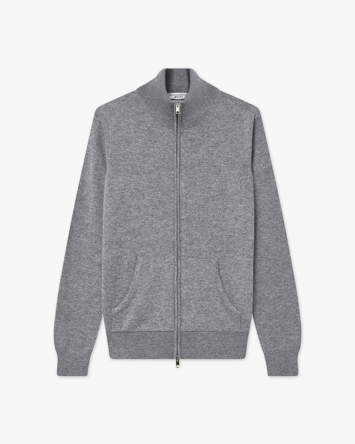 Women's Salò Zip Cardigan - Medium Grey Cashmere