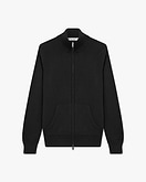 Cardigan Zip Salò Donna - Nero