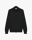 Cardigan Zip Salò Donna - Nero