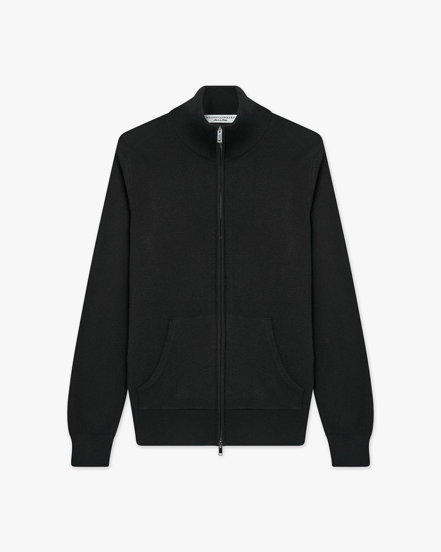 Women's Salò Zip Cardigan - Black Cashmere