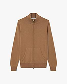 Cardigan Zip Salò Donna - Cammello
