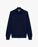 Cardigan Zip Salò Donna - Blu