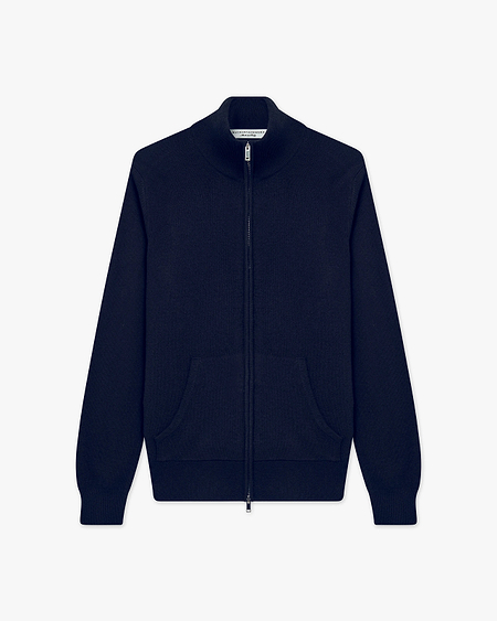 Women's Salò Zip Cardigan - Blue Cashmere
