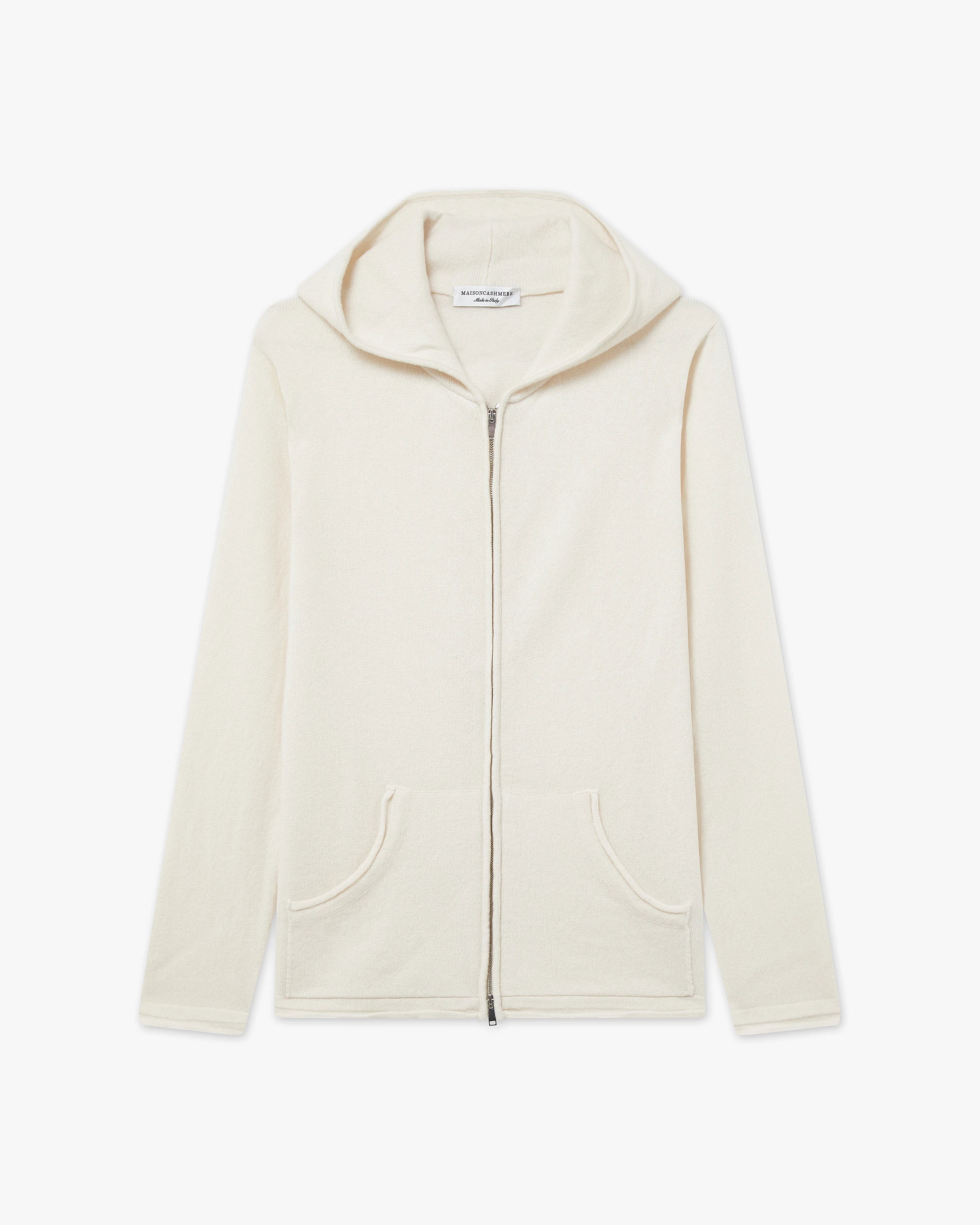 Women's Salò Zip Hoodie - White Cashmere
