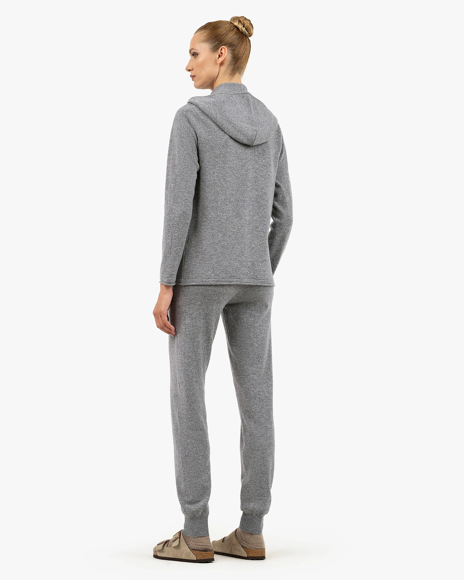 Women's Salò Zip Hoodie - Medium Grey Cashmere
