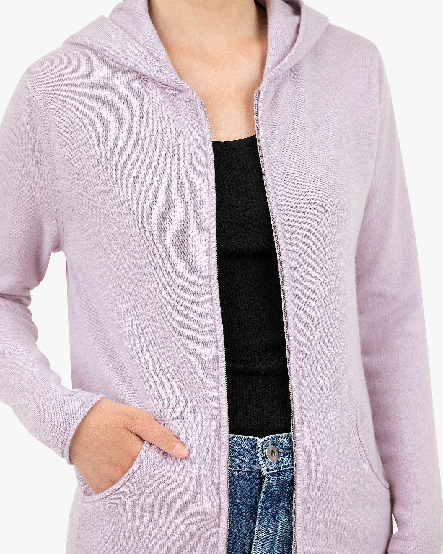 Women's Salò Zip Hoodie - Lilac Cashmere