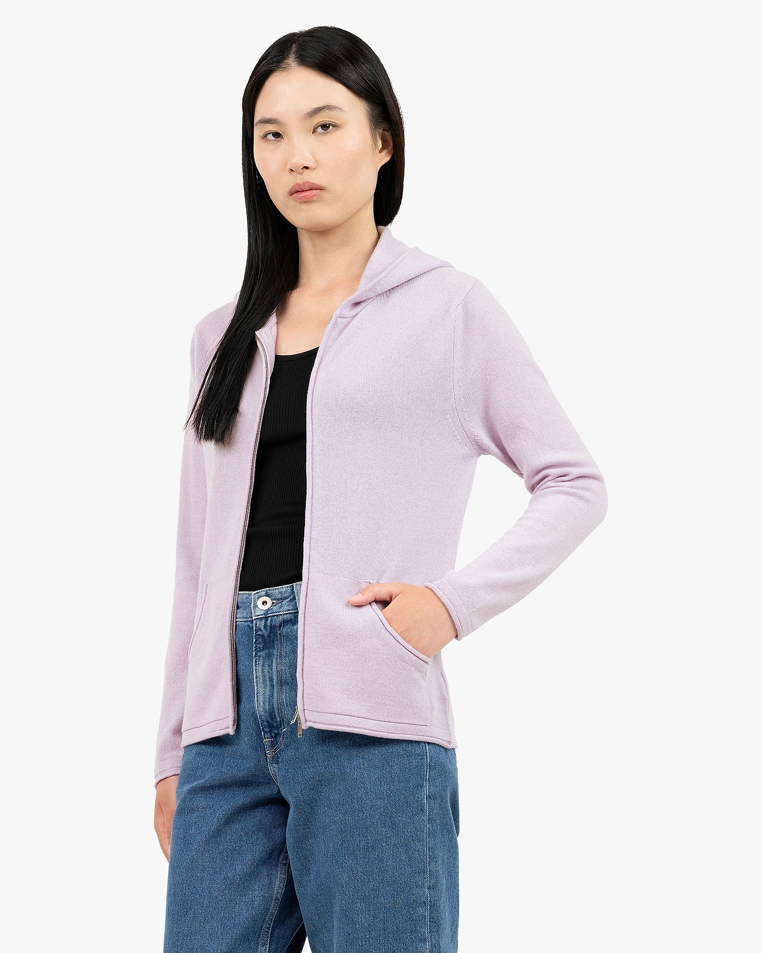 Women's Salò Zip Hoodie - Lilac Cashmere