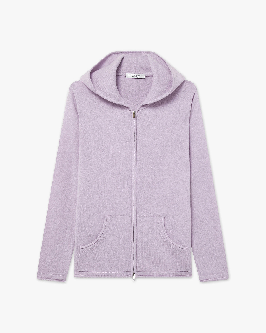 Women's Salò Zip Hoodie - Lilac Cashmere