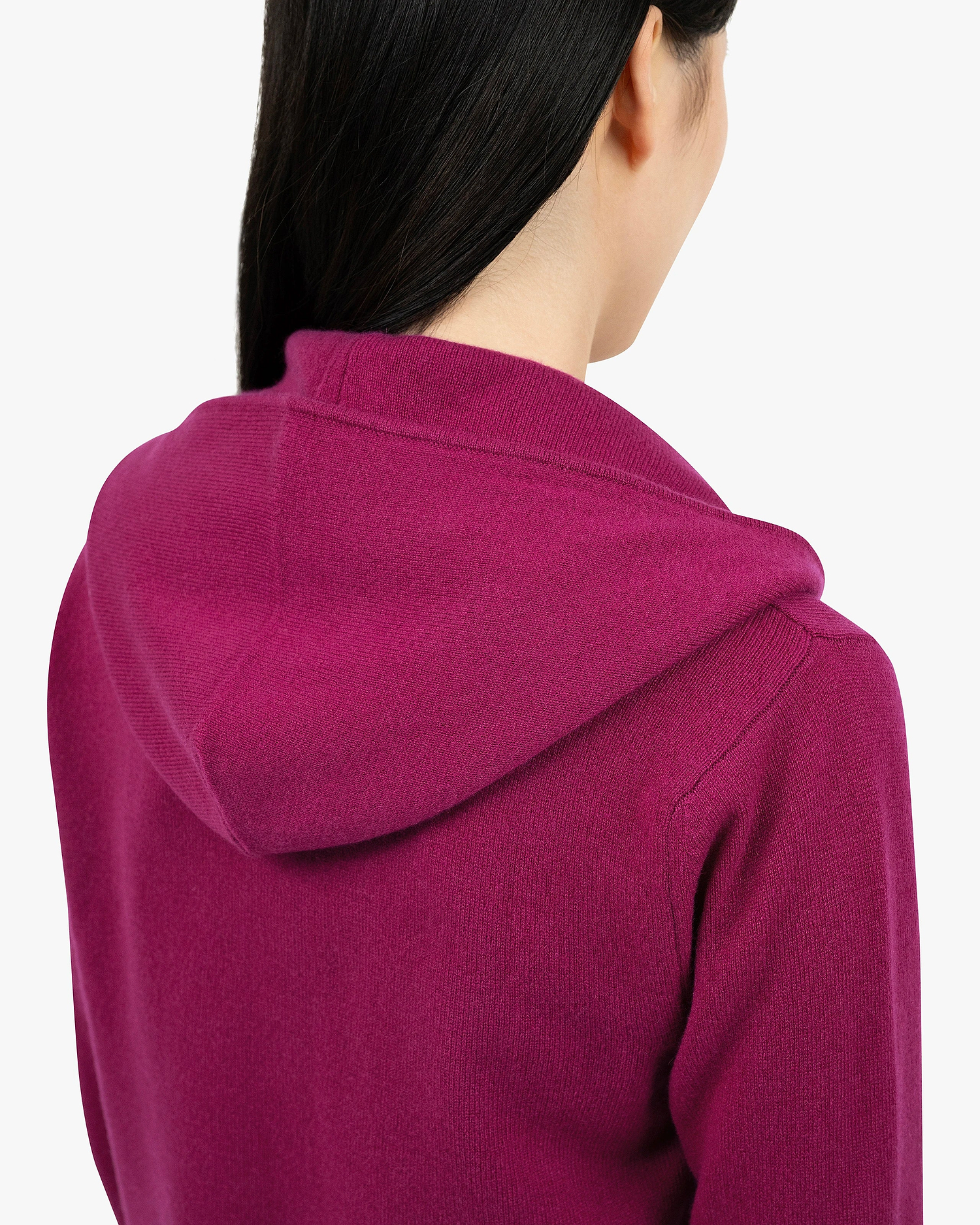 Women's Salò Zip Hoodie - Magenta Cashmere