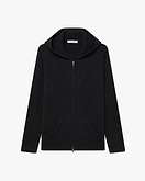 Maglia Cappuccio Zip Salò Donna - Nero