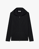 Maglia Cappuccio Zip Salò Donna - Nero