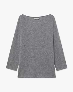 Chaillot U-Boot-Pullover - Mittelgrau