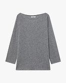 Chaillot U-Boot-Pullover - Mittelgrau