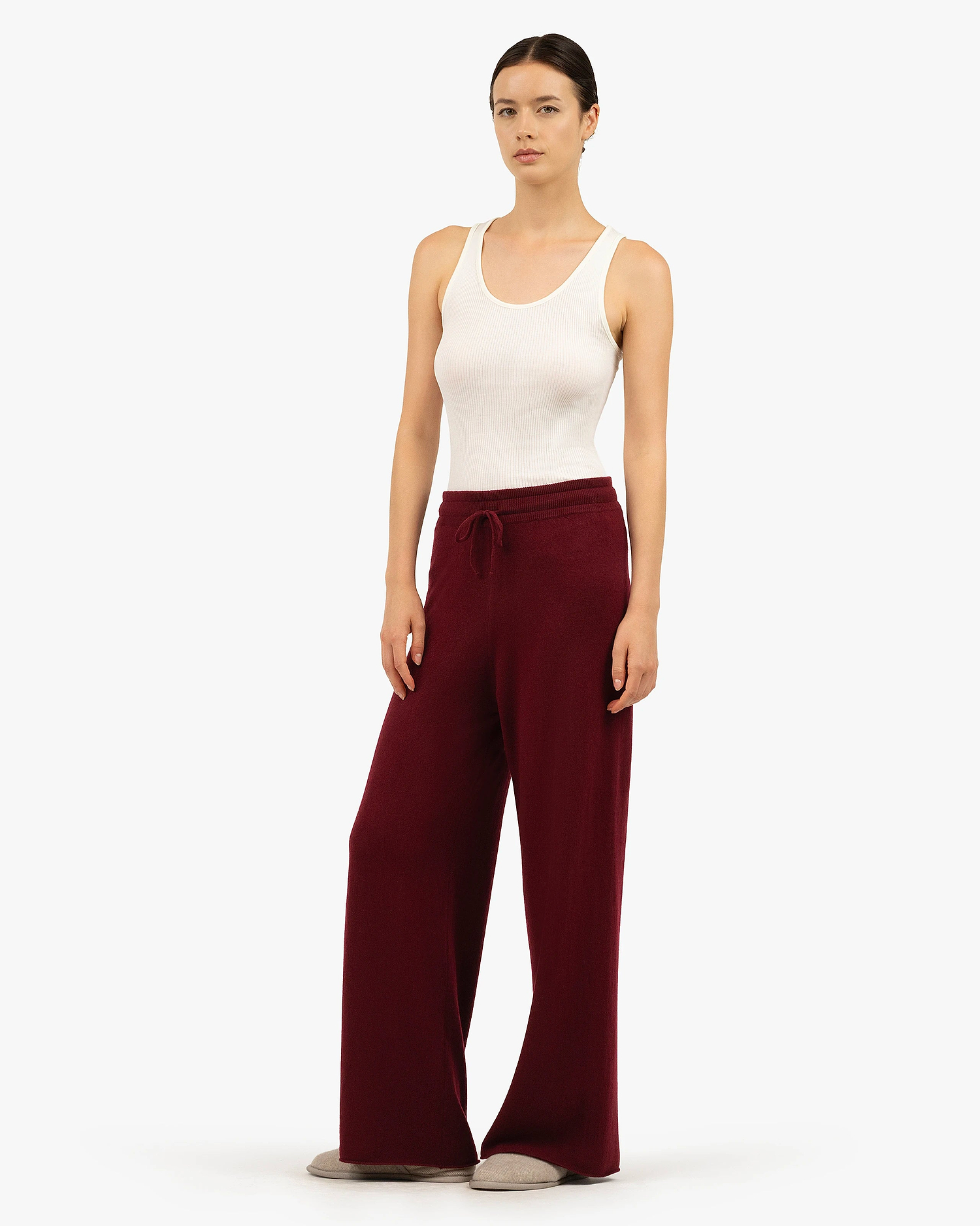 Women's Chaillot Sweatpants - Bordeaux Cashmere