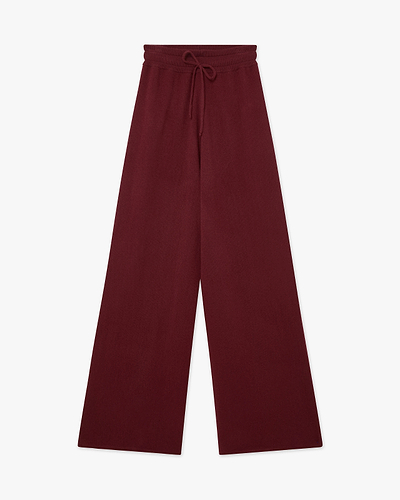 Women's Chaillot Sweatpants - Bordeaux Cashmere