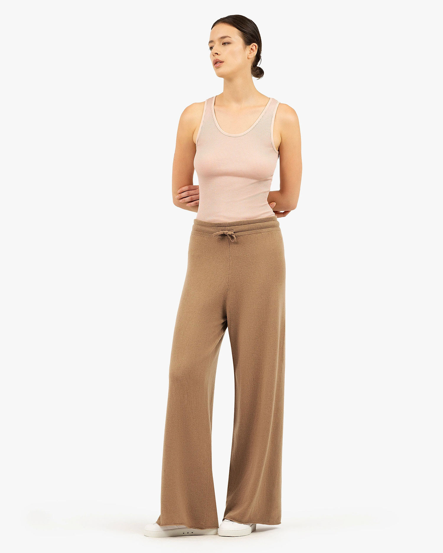 Women's Chaillot Sweatpants - Camel Cashmere