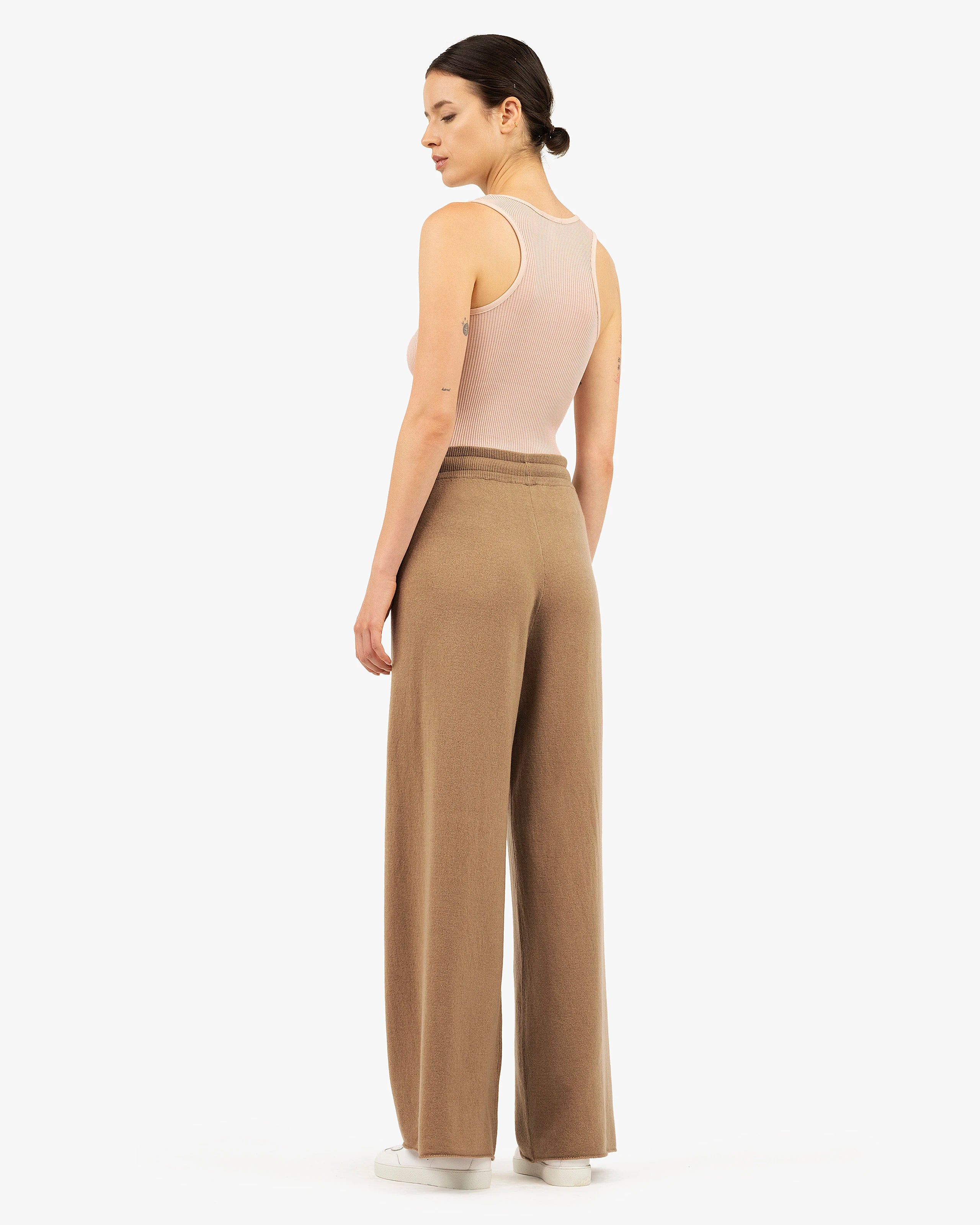 Women's Chaillot Sweatpants - Camel Cashmere