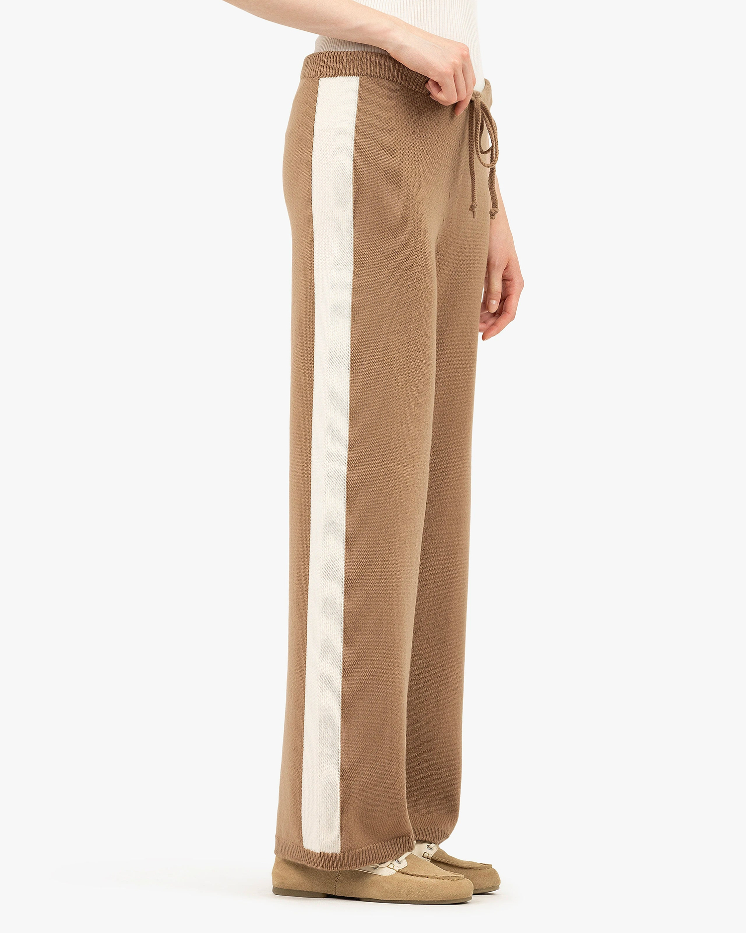 Women's Cortona Sweatpants - Camel Cashmere