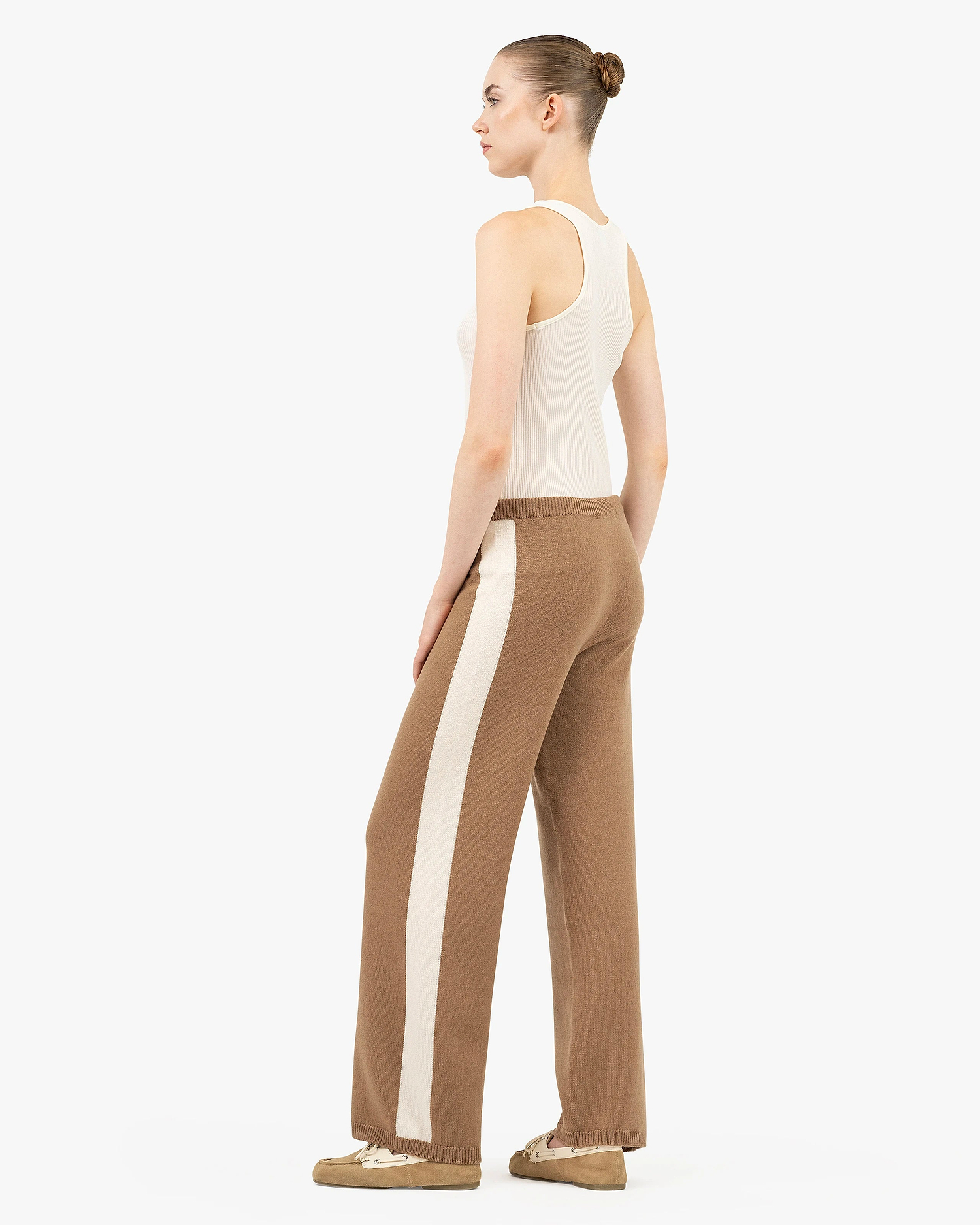 Women's Cortona Sweatpants - Camel Cashmere