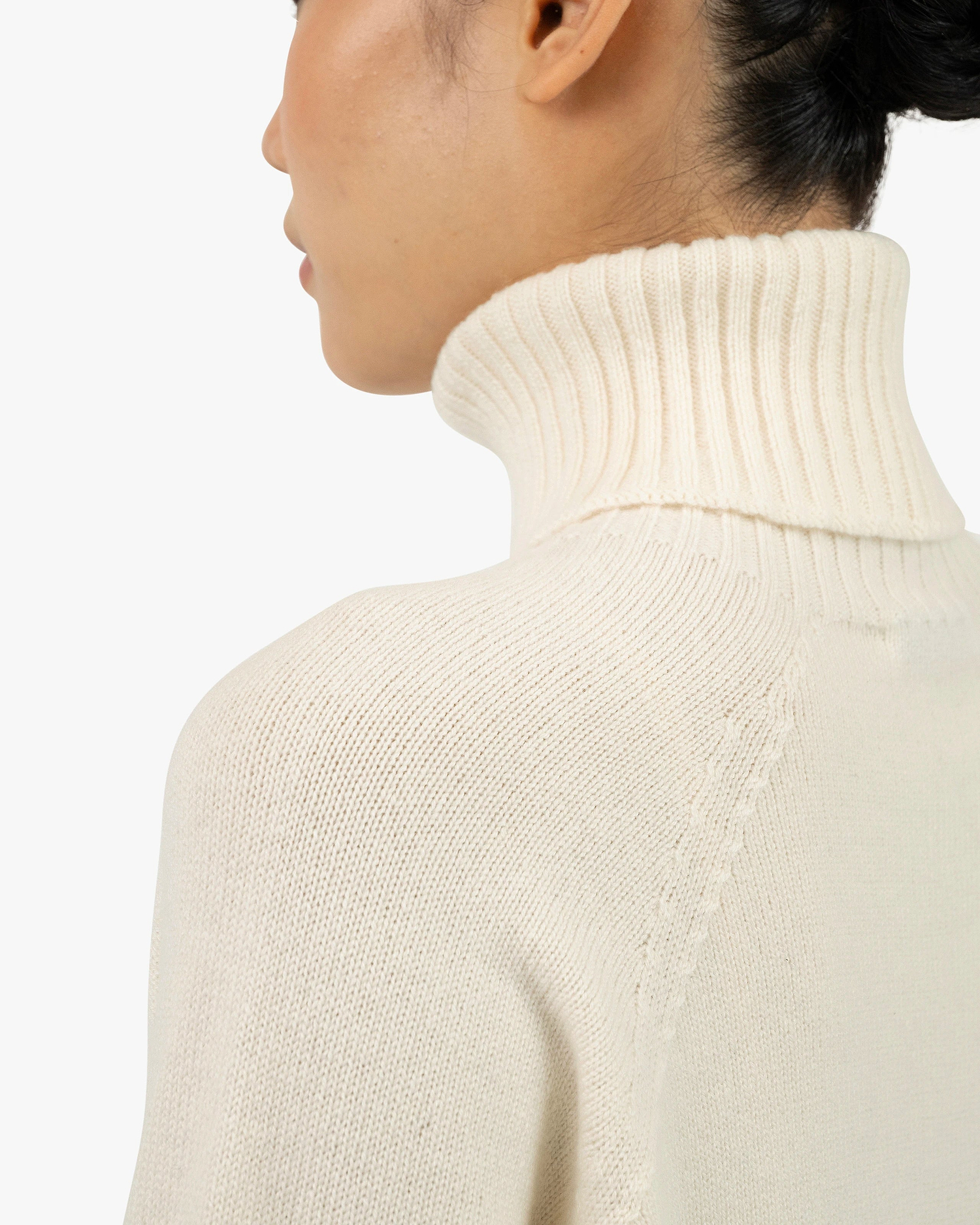 Women's Cortona Turtleneck Sweater - White Cashmere