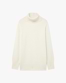 Cortona Rollkragenpullover Damen - Weiß