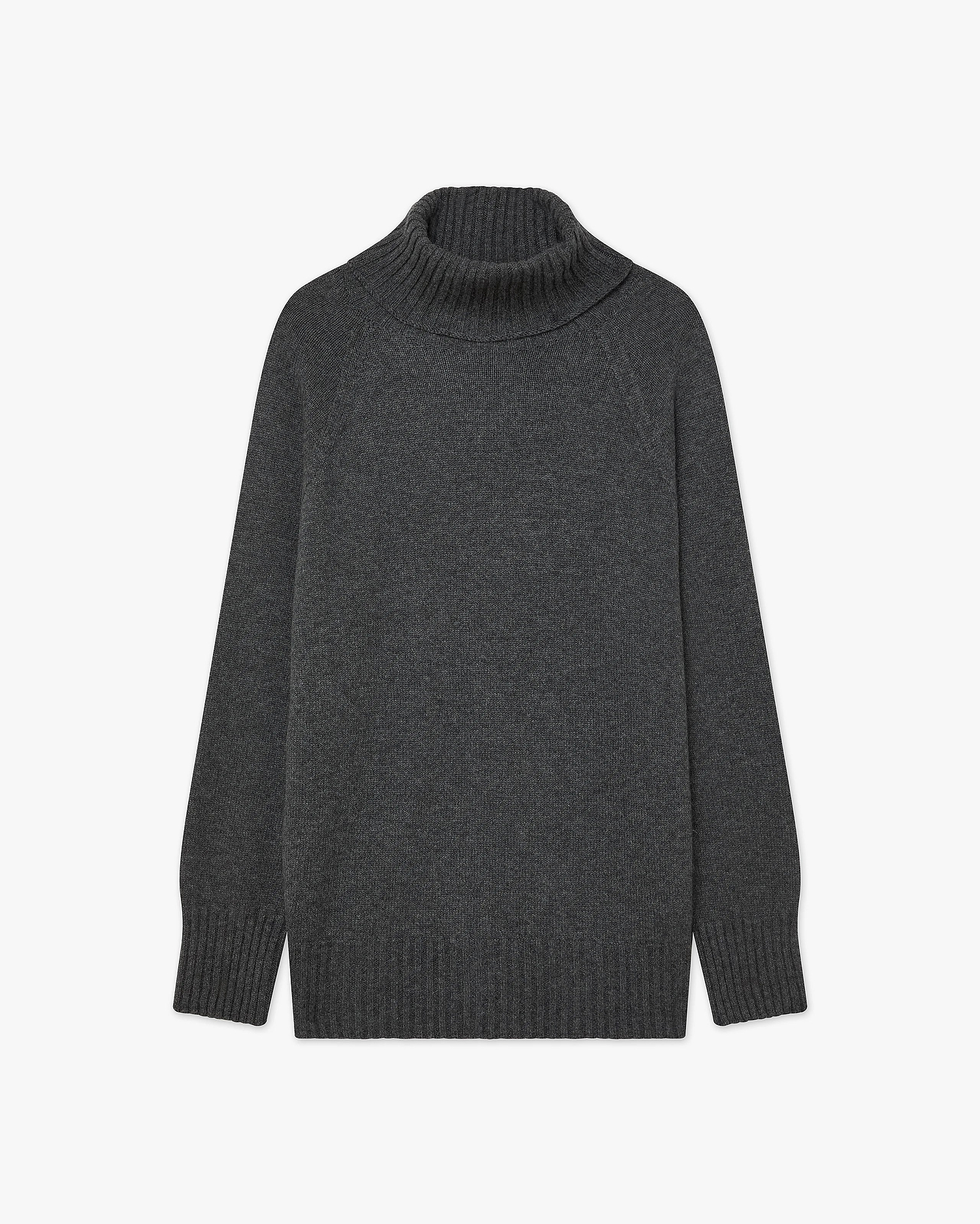 Women's Cortona Turtleneck Sweater - Charcoal Cashmere