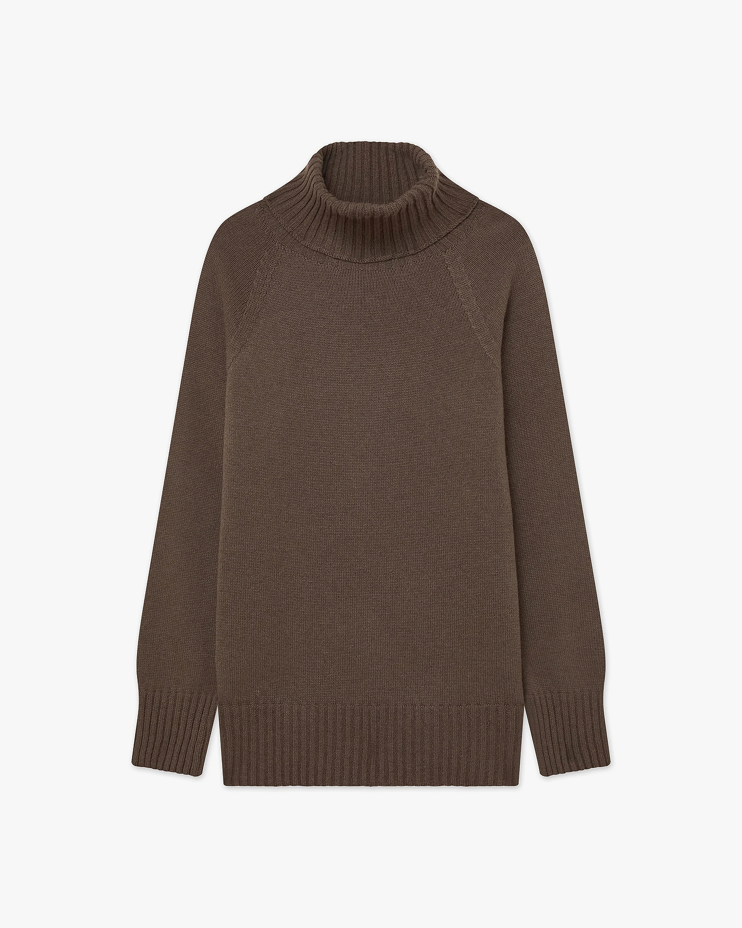 Women's Cortona Turtleneck Sweater - Brown Cashmere