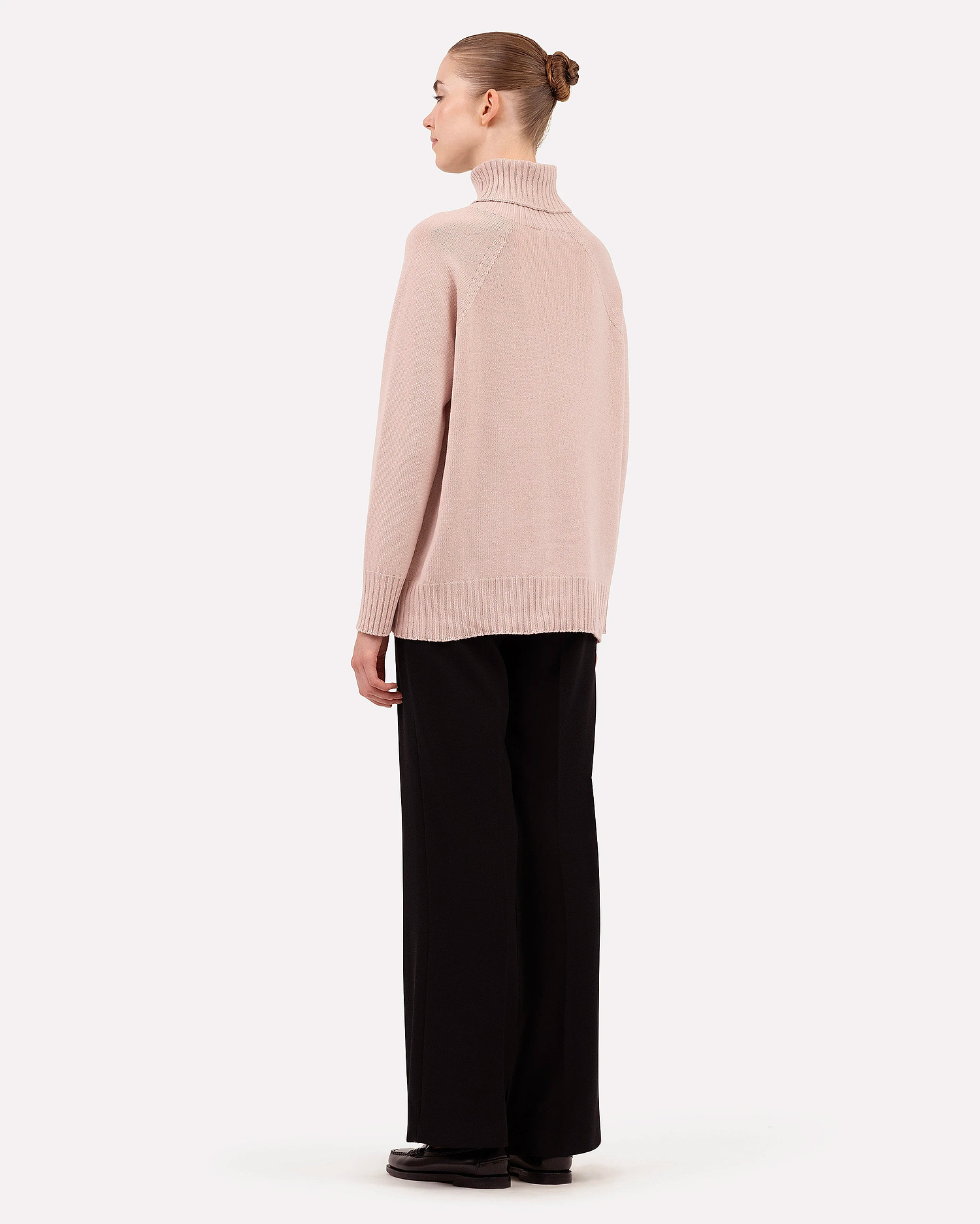 Women's Cortona Turtleneck Sweater - Rose Cashmere