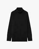 Cortona Rollkragenpullover Damen - Schwarz