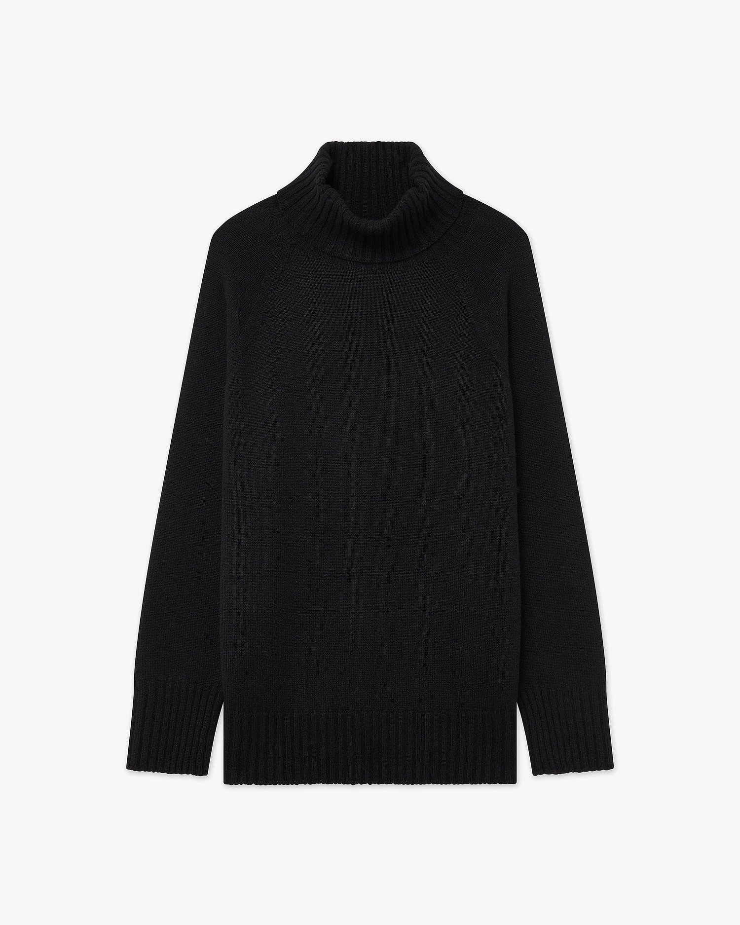 Women's Cortona Turtleneck Sweater - Black Cashmere