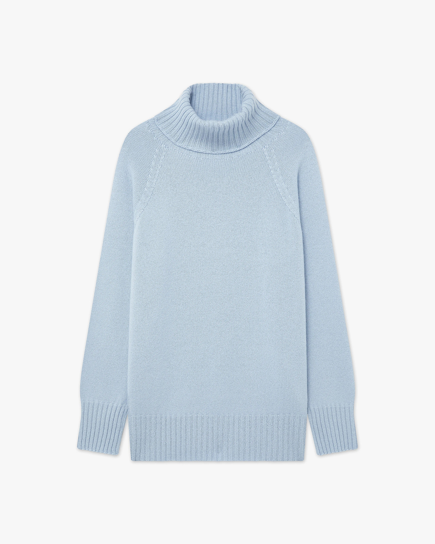 Women's Cortona Turtleneck Sweater - Light Blue Cashmere