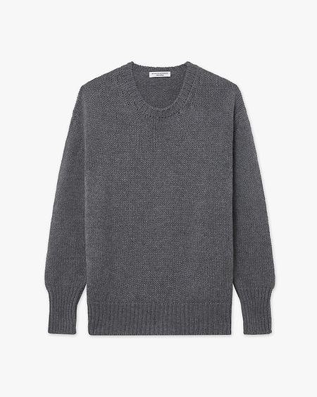 Women's Dalmar Crew Neck Sweater - Medium Grey Merino / Cashmere
